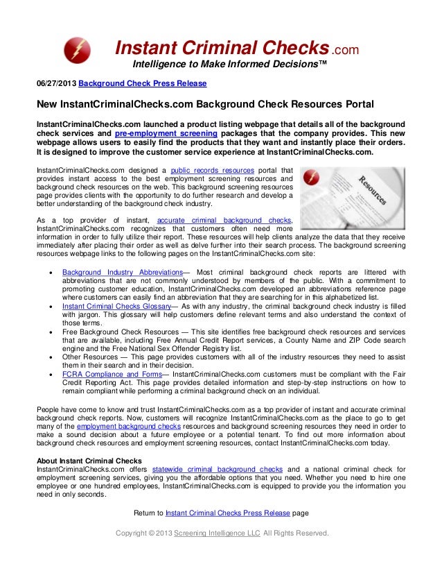 preemployment screening background check search